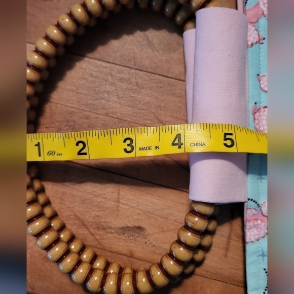 Handmade Retro Poodle Pattern Bucket Handbag - Picture 7 of 9